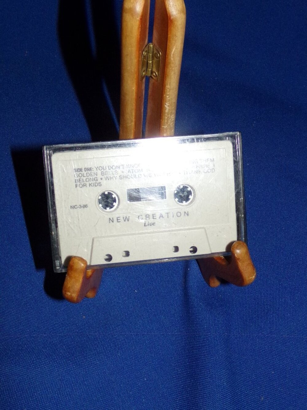 Vintage Cassette Tape & Case - New Creation Live! Gospel Singers Band